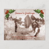 Briefkaart van de treinwrakvakantie (Voorkant)