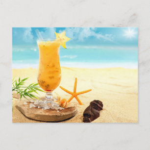 Briefkaart van de tropische Drink