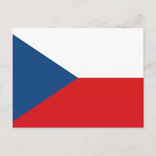 Briefkaart van de Tsjechische Republiek (Voorkant)