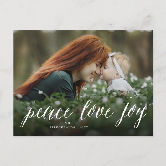 Briefkaart van de Vakantie van het Manuscript van (Voorkant)