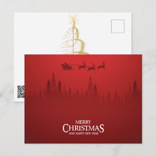 Briefkaart van de vakantievlucht (Voorkant / Achterkant)