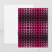 Briefkaart van de valentijn (Voorkant / Achterkant)