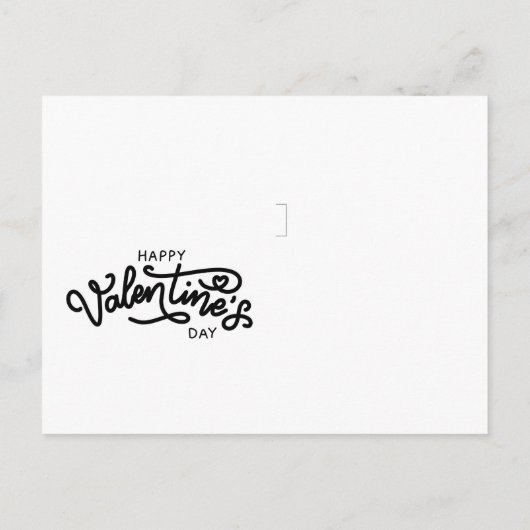 Briefkaart van de valentijn (Achterkant)