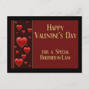 Briefkaart van de Valentijn van de Brother-in-Wet