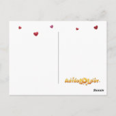Briefkaart van de valentijnse voor Sagittarius (Achterkant)