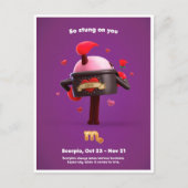 Briefkaart van de valentijnse voor Scorpio (Voorkant)