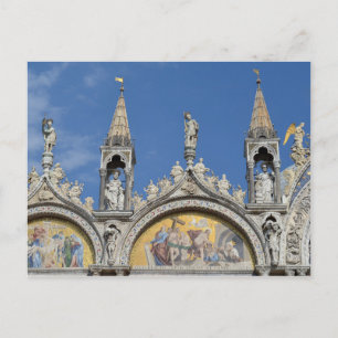 Briefkaart van de Venetië-architectuur van Saint M