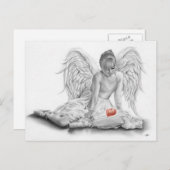 Briefkaart van de verboden Angel Ballerina (Voorkant / Achterkant)