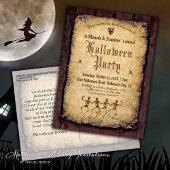 Briefkaart van de Victoriaans Gothic Halloween Pa