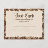  Briefkaart van de Victoriaans Gothic Halloween Pa (Achterkant)