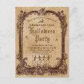  Briefkaart van de Victoriaans Gothic Halloween Pa (Voorkant)
