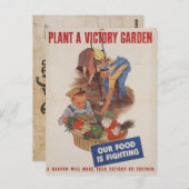 Briefkaart van de  Victory Garden (Voorkant / Achterkant)