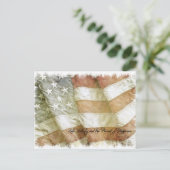 Briefkaart van de vlag (Staand voorkant)