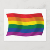 Briefkaart van de vlag van Gay Pride Movement Flag (Voorkant)