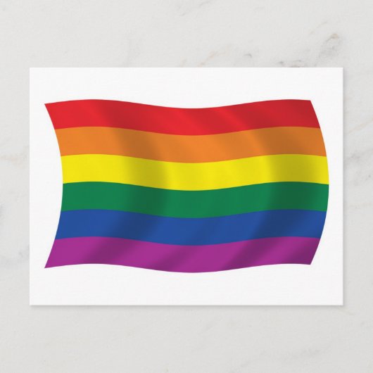 Briefkaart van de vlag van Gay Pride Movement Flag (Voorkant)