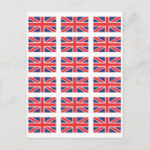 Briefkaart van de vlag van Groot-Brittannië (Voorkant)