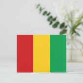Briefkaart van de vlag van Guinee-Conakry (Staand voorkant)