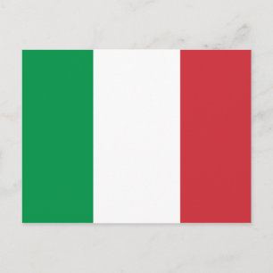 Briefkaart van de vlag van Italië (Italië)