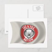 Briefkaart van de vlag van Sac & Fox Nation (Oklah (Voorkant / Achterkant)