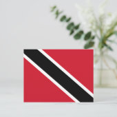 Briefkaart van de vlag van Trinidad en Tobago (Staand voorkant)