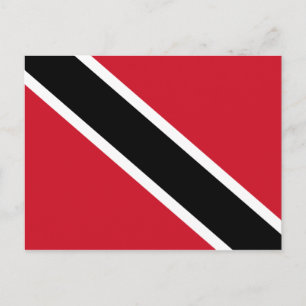 Briefkaart van de vlag van Trinidad en Tobago