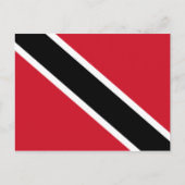 Briefkaart van de vlag van Trinidad en Tobago (Voorkant)