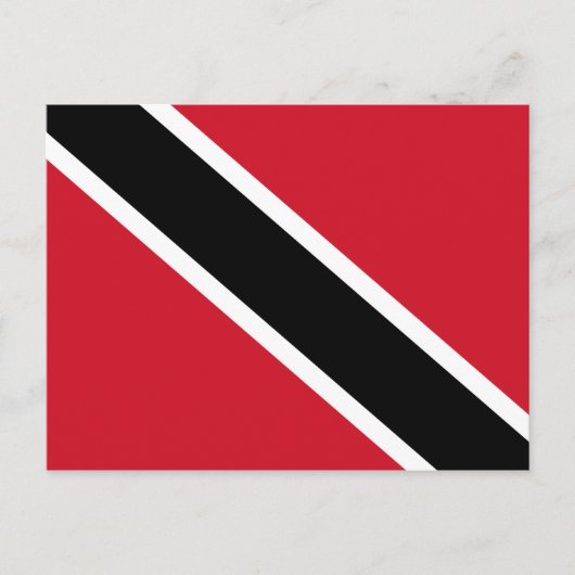 Briefkaart van de vlag van Trinidad en Tobago (Voorkant)