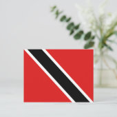 Briefkaart van de vlag van Trinidad en Tobago (Staand voorkant)