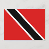 Briefkaart van de vlag van Trinidad en Tobago (Voorkant)