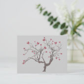 Briefkaart van de vlinderboom (Staand voorkant)
