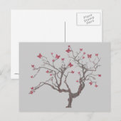 Briefkaart van de vlinderboom (Voorkant / Achterkant)