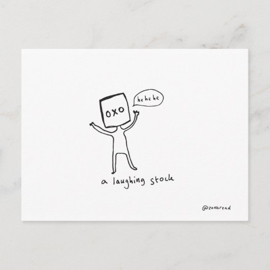 briefkaart van de voorraadkubus (Voorkant)