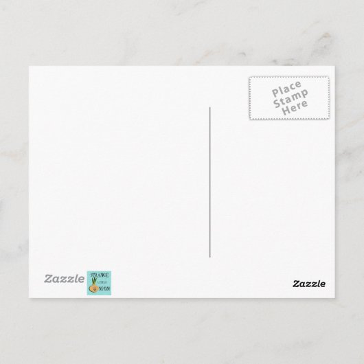 Briefkaart van de voorstad Retro (Achterkant)