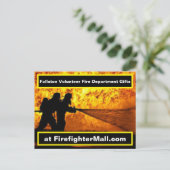 Briefkaart van de vrijwillige brandweer van Fallst (Staand voorkant)