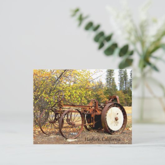 Briefkaart van de vroege trekker van 1900 (Staand voorkant)