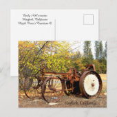 Briefkaart van de vroege trekker van 1900 (Voorkant / Achterkant)