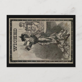 Briefkaart van de vrouw