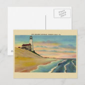  Briefkaart van de vuurtoren van Cape Henlopen Reh (Voorkant / Achterkant)