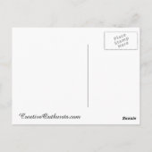 Briefkaart van de vuurtoren van het meer (Achterkant)