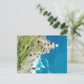 Briefkaart van de vuurtoren van Kaappunt, Zuid-Afr (Staand voorkant)