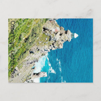 Briefkaart van de vuurtoren van Kaappunt, Zuid-Afr