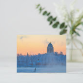 Briefkaart van de vuurtoren van Suomenlinna (Staand voorkant)