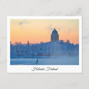 Briefkaart van de vuurtoren van Suomenlinna
