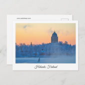 Briefkaart van de vuurtoren van Suomenlinna (Voorkant / Achterkant)