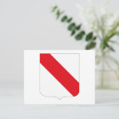 Briefkaart van de wapenstilstand in Straatsburg (Staand voorkant)