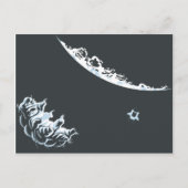 Briefkaart van de waterbeer (horizontaal) (Voorkant)