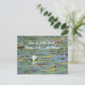 Briefkaart van de waterlievelmeer Waterverf (Staand voorkant)