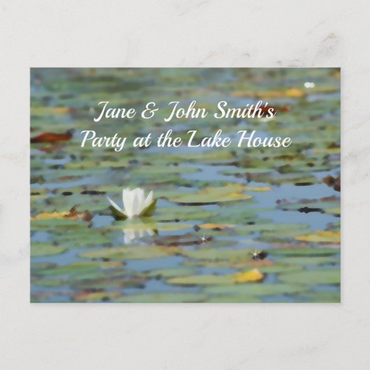 Briefkaart van de waterlievelmeer Waterverf (Voorkant)