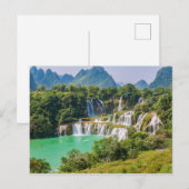 Briefkaart van de watervallen (Voorkant / Achterkant)