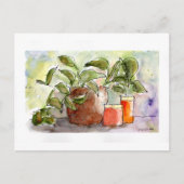 Briefkaart van de Waterverf van het leven (Voorkant)